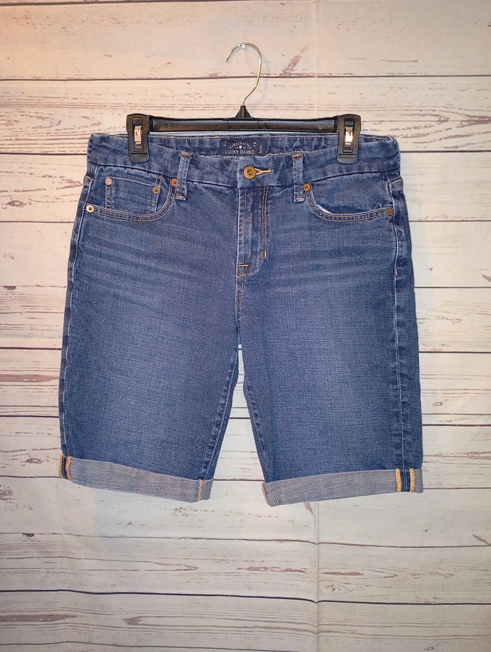 Lucky Brand Boardwalk Bermuda Jean Shorts